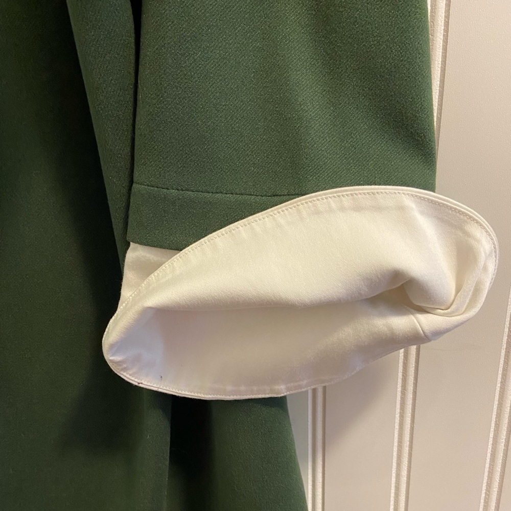Tuckernuck English Ivy Dakotah Midi Dress Peter Pan Collar Long Sleeve Green XXL - Picture 12 of 13